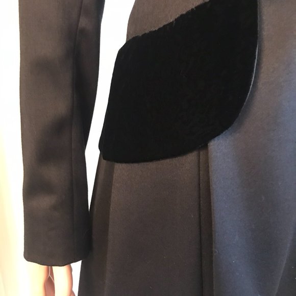 Vintage Tahari Black light dress coat Size 6 - Picture 4 of 13